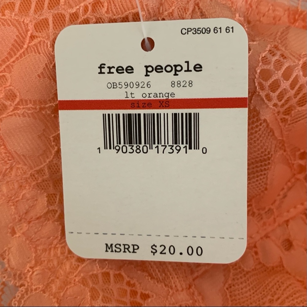 NWT Free People Galloon Lace Halter Bra XS - Picture 3 of 3